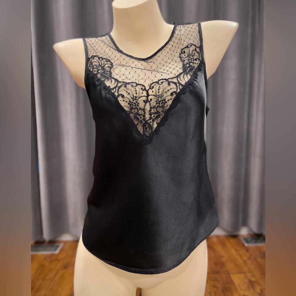 Vintage French Maid satin camisole
